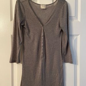 Free People Size M Gray shirt